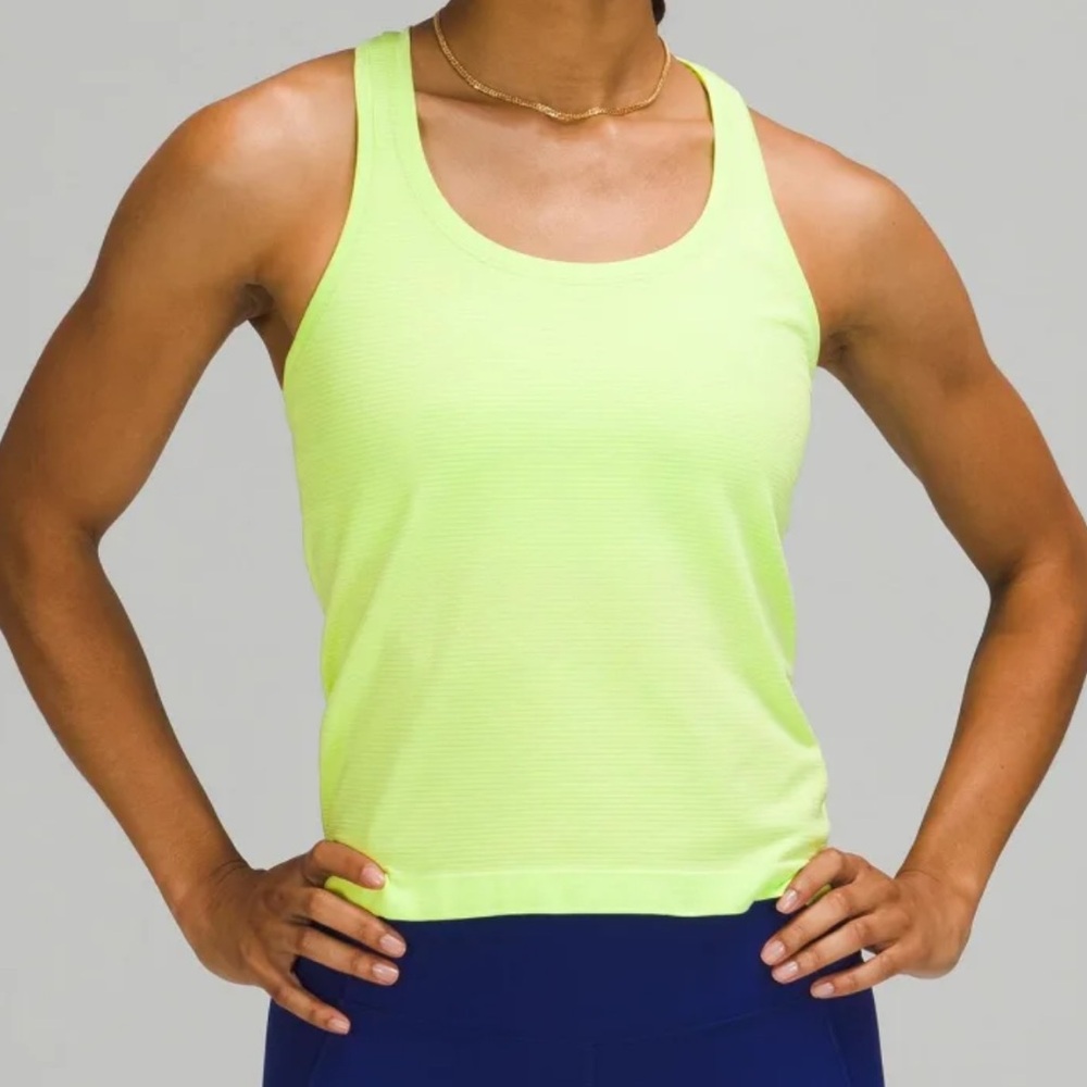 Lululemon Swiftly Tech Racerback Tank Top 2.0 Race Length Neo Mint